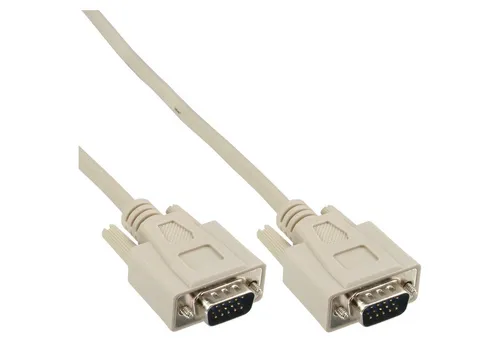 Inline InLine® VGA Kabel, 15pol HD Stecker / Stecker, 1m Computer-Kabel
