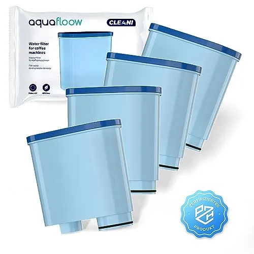 Aquafloow 4X Wasserfilter CLEANI für Saeco und Philips Kaffeemaschinen | Kompatibel mit Philips AquaClean CA6903/10 CA6903/22 CA6903 Kalkfilter, Filterkartusche für Kaffeevollautomaten