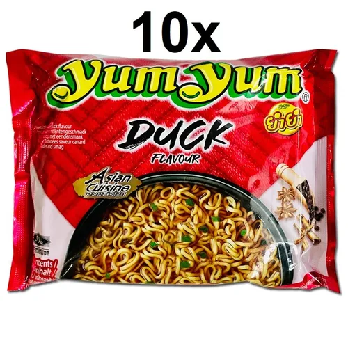  Yum Yum Instant-Nudel-Suppe Duck, Ente 10 Beutel 8,63€/1kg