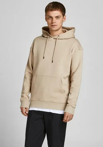 JACK & JONES JJESTAR Basic Sweat Hood - Kapuzenpullover für Herren mit Kängurutasche und Loopback für zuverlässige Wärme, ideal für kalte Tage und lässige Outfits.