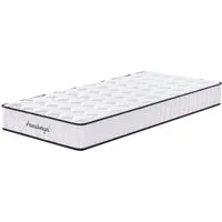 Arensberger Lena Federkernmatratze 120x200cm - Ergonomische Matratze mit 9 Schichten, inklusive Memoryschaum für optimale Druckentlastung und komfortable Höhe von 21cm. Ideal für gesunden Schlaf.