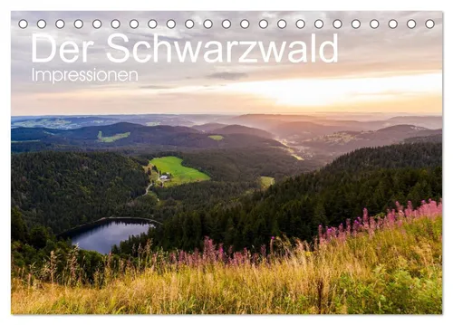CALVENDO Wandkalender Der Schwarzwald Impressionen (Tischkalender 2026 DIN A5 quer), CALVEND