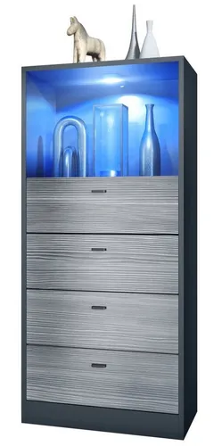 Vladon Kommode Pino V3 in grau von Vladon