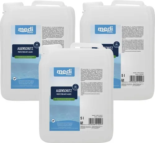 mediPOOL Algenschutz 3x 5 L von mediPOOL