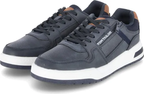 Tom Tailor Herrenschuhe sportlicher Schnürer Blau Freizeit, Schuhgröße:42 EU