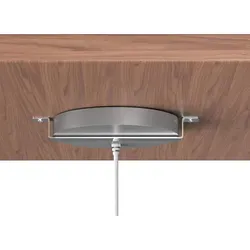 kalb QI Unterbau- und Einbau Ladegerät grau - Kabelloses Qi-Ladegerät mit unsichtbarer Montageoption, ideal für jede Oberfläche. Maximale Ladeleistung von 10W, kompatibel mit QI-fähigen Geräten.