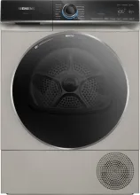 WQ46B2DX40 Wärmepumpen-Trockner - 9 kg, Silber-inox, wechselbarer Türanschlag und energieeffiziente Trocknungstechnologie