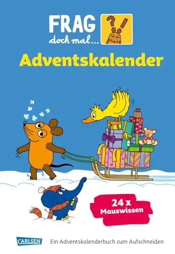 Frag doch mal ... die Maus: Der Adventskalender 2025 - Adventsbuch für Kinder ab 4 Jahren mit 24 aufregenden Sachgeschichten zum Aufschneiden, ideal für eine spannende Adventszeit.