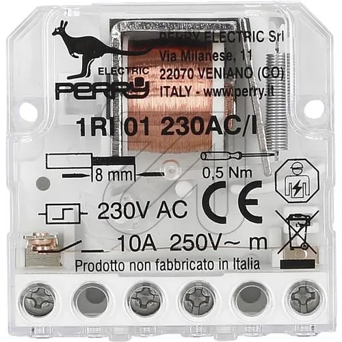 Einbau-Stromstoßschalter 230V AC
