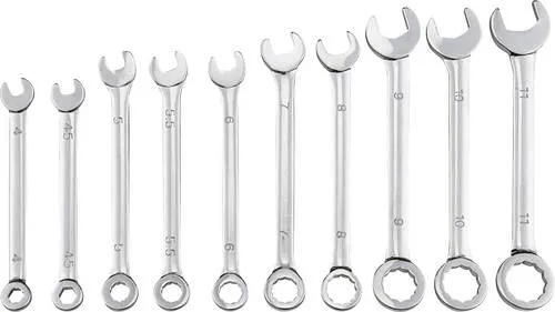 Donau Elektronik 940 Ring-Maulschlüssel-Satz Schlüsselweite (Metrisch) 4 - 11mm