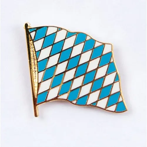 Everflag Flaggen-Pin vergoldet : Bayern Raute