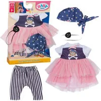 BABY born Piratenmädchen-Outfit 43cm, Puppenzubehör