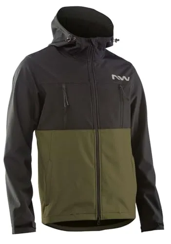 Northwave Herren Easy Out Softshell Jacke, grün, M