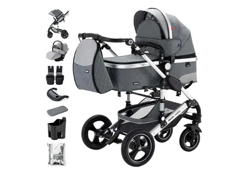 Daliya® Kombi-Kinderwagen BAMBIMO 3in1 von Daliya