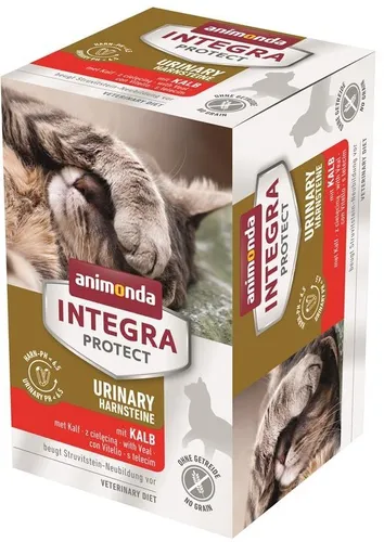 Animonda Integra Protect Adult Urinary Struvitstein mit Kalb 6x100g