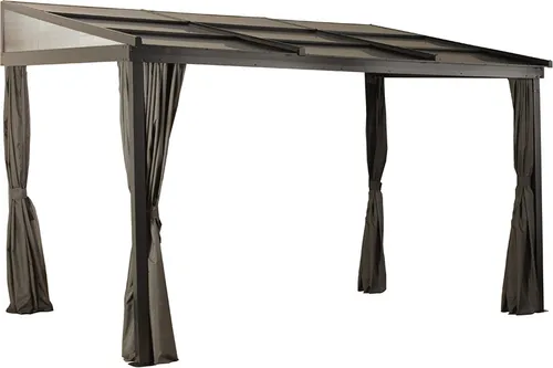 Produktbild Sojag Aluminium Terrassenüberdachung Budapest 1012 | Bronze | 298x364x243 cm