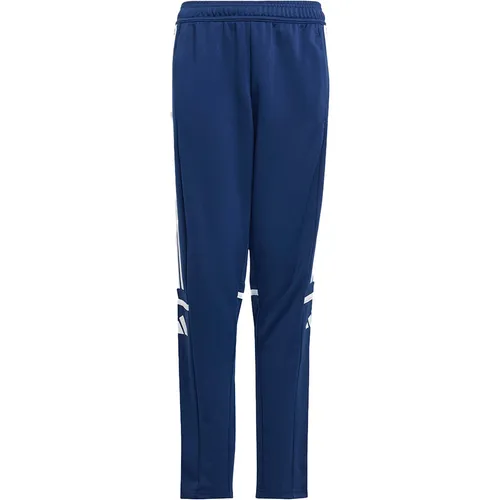 Adidas Squadra 25 Trainingshose Kinder - Blau für aktives Training - Trainingshose für Kinder aus der Squadra 25 Kollektion mit feuchtigkeitsabsorbierender AEROREADY Technologie für trockenen Komfort. Ideal für Amateurfußball und einfach an- und auszuziehen dank Reißverschlüssen.