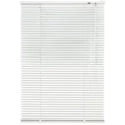 Aluminium-Jalousie, weiß, 130 x 150 cm