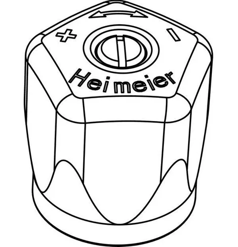 HEIMEIER Handradkappe für Reguliervent., weiß, Baureihe ab April 1988