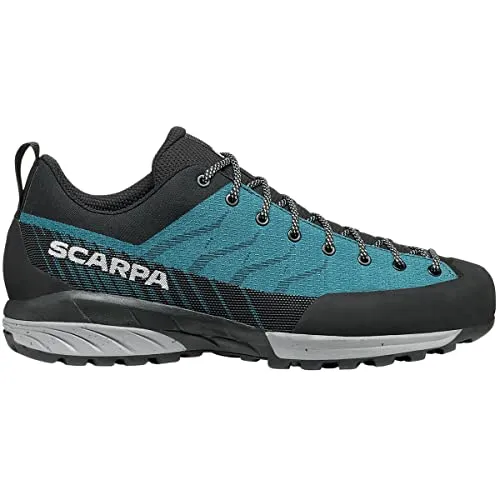 Scarpa M Mescalito Planet Blau - Atmungsaktiver Leichter Herren Zustiegsschuh, Größe EU 46.5 - Farbe Petrol - Black