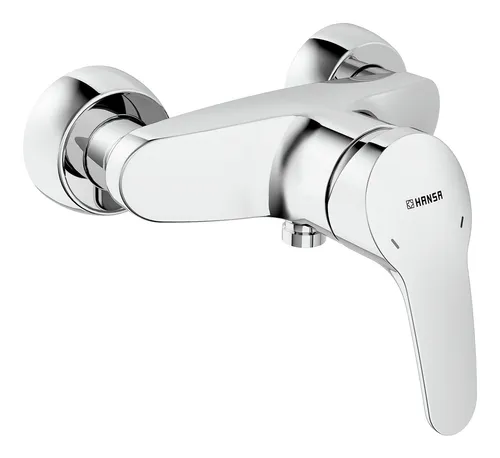 Hansa Brausearmatur Hansamix 01670183 - Duscharmatur aus entzinkungsarmem Messing, mit langlebigem Metall-Bedienungshebel und verdeckten Anschlüssen für eine elegante Optik.