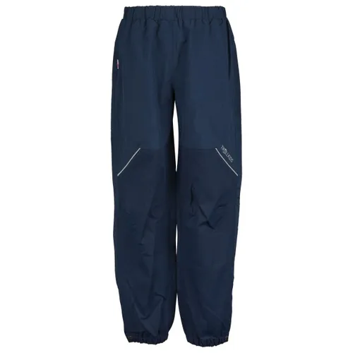 Trollkids Regenhose Kinder - Lofoten marineblau, Gr. 104-164 - Wasserdichte Kinderhose mit 10.000 mm Wassersäule, ideal für Regenwetter. Atmungsaktives Material sorgt für Wärme und Trockenheit. Mit reflektierenden Elementen für bessere Sichtbarkeit.