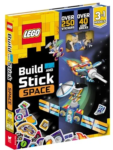LEGO® Books: Build and Stick: Space (includes LEGO® bricks, book and over 250 stickers) (LEGO® Build and Stick Activity Box)