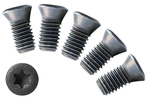 5x Spannschrauben für Wendeschneidplatten M4 x 9 mm Klemmhalter Stechhalter Drehmeißel Drehbank