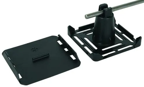 Dehn Dachleitungshalter für Flachdächer Typ KF DLH KF 8 LO DBS 110X100X70 SW, schwarz (253030)