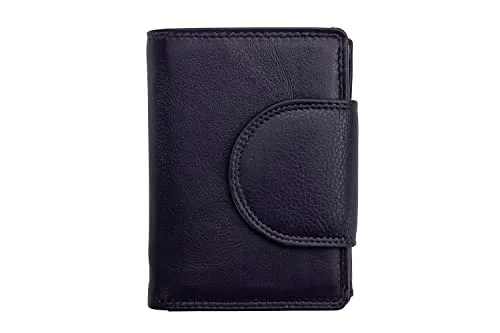 Josephine Osthoff Geldbörse Damen Wiener Schachtel - Herren-Geldbörse aus echtem Leder mit RFID-Schutz, Platz für 11 Karten und großes Münzfach - ideal für Sicherheit und Stil.