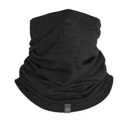 Icebreaker Unisex Flexi Chute Jet Hthr - Multifunktionstücher & Schals – Vielseitiger Halswärmer aus 100 % Merinowolle, der als Mütze, Stirnband oder Sonnenschutz genutzt werden kann. Ideal für alle Wetterbedingungen und geruchshemmend.