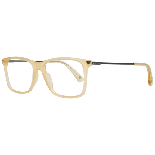 Police Brille VPL563 858M 52 Herren Gelb von De Rigo