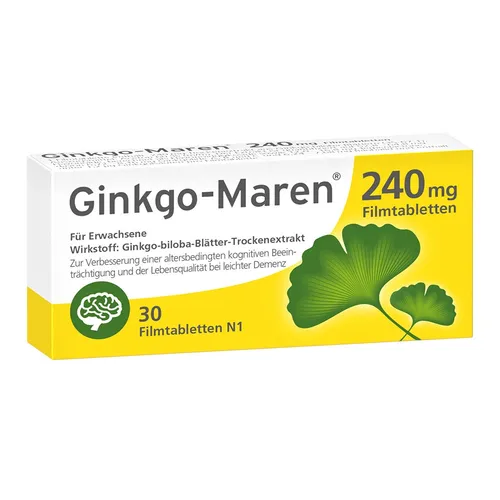 Ginkgo-Maren 240mg 30 St Filmtabletten