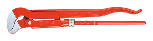 Knipex Rohrzange 83 30 010 - Eckrohrzange S-Maul, 1 Zoll x 320 mm, selbstklemmend und Made in Germany