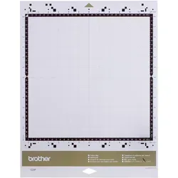 Brother SDX Stoffmatte 30.5 cm x 30.5 cm - Grafik- & Zeichenbedarf, ideal für das Schneiden von dünnen Stoffen ohne Trägermaterial, mit stärker haftender Oberfläche für präzise Ergebnisse.