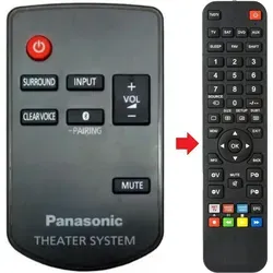 Fernbedienung passend für PANASONIC N2QAYC000102