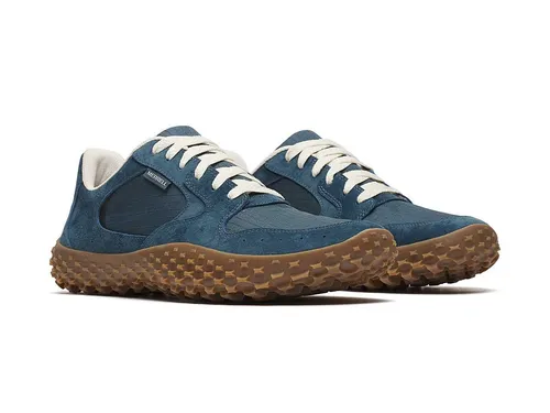 Merrell Minimal-Sneaker Wrapt - Wasserdichte Barfussschuhe für Herren - Laufschuhe mit einzigartiger Gummisohle und herkömmlicher Schnürung, bieten ein Barfußgefühl und sind ideal für aktive Herren. Atmungsaktives, recyceltes Obermaterial sorgt für Komfort und Nachhaltigkeit.