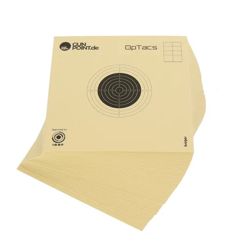 OpTacs Luftgewehrscheiben 10 x 10 cm