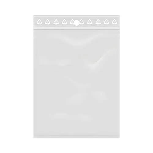 Beutel mit Reißverschluss, wiederverschließbar, transparent, für Lebensmittelprodukte, Schmuck, Accessoires, Format 7 x 10 cm 100