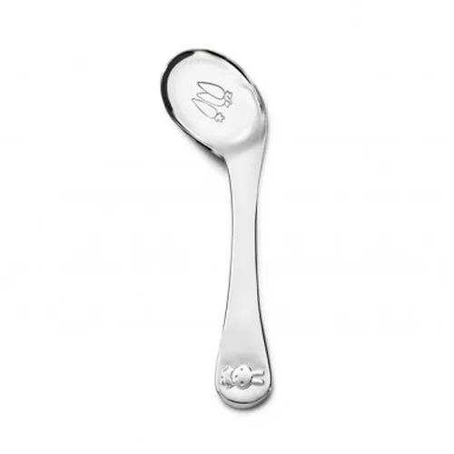 Babylöffel Kaninchen miffy mit Karotten und Namensgravur personalisiert