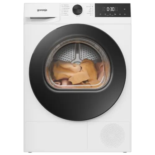 Gorenje D5G2P8D Trockner/Kondensation mit Wärmepumpe/ 8KG/ 15 Programme/Knitterschutz/EasyClean-Filter/ExtraHygiene/FastDry/SensorDry/TwinAir/EEK: D