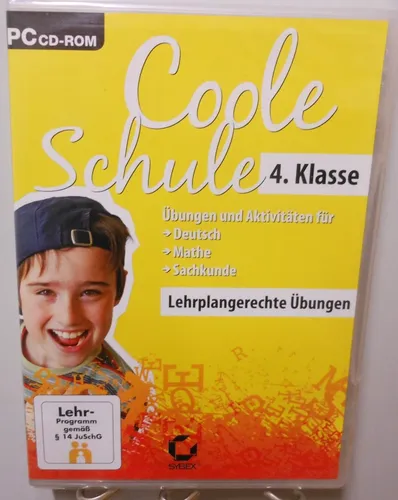 Deutsch Mathe Sachkunde Software Schule 4.Klasse PC CD-ROM Lernen Nachhilfe T448