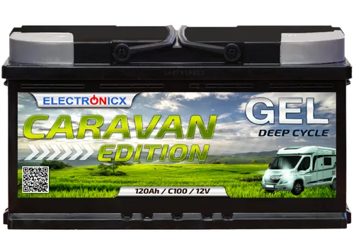 Electronicx Caravan Edition Gel Batterie 120 AH 12V von Electronicx