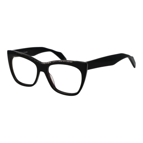 YOHJI YAMAMOTO Brillengestell YY1030 54019 schwarz - Elegantes Katzenaugen-Brillengestell aus hochwertigem Kunststoff, ideal für einen modischen Look. Mit einer Gesamtbreite von 135 mm und einer Höhe von 41 mm bietet es perfekten Sitz und Stil.