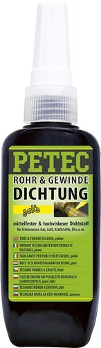 Petec Dichtstoff Rohr- & Gewindedichtung gelb, hochfest 97217