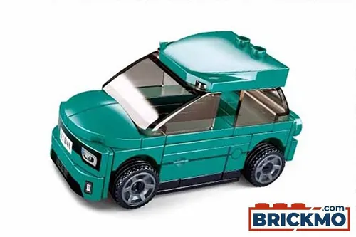 Sluban Pullback Elektro Auto türkis M38-B1067C