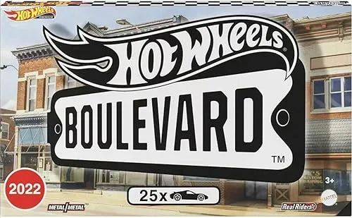 Hot Wheels Boulevard 25-Car Factory Set Premium Maßstab 1:64