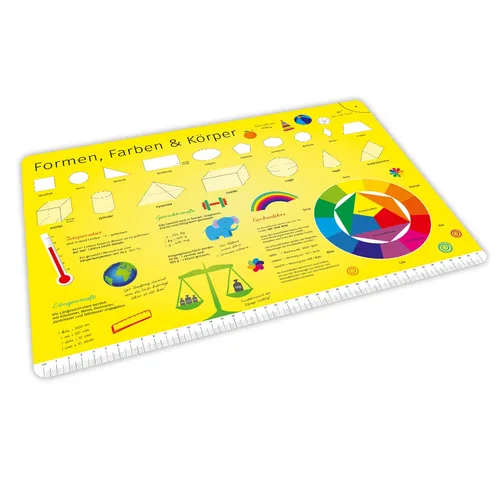 stabiles Vinyl Tischset - Formen, Farben und Körper