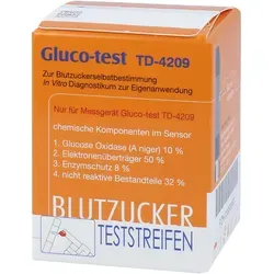 Gluco-test TD-4209 Blutzuckerteststreifen 50 St