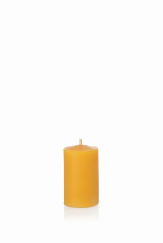 Produktbild INNA-Glas Bienenwachskerze BABETTE, natur-gelb, 8 cm, Ø5 cm, 24h
